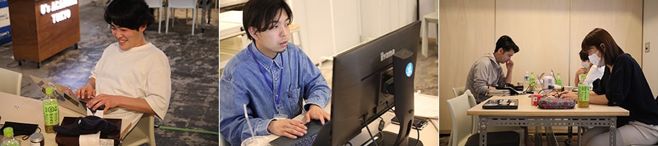 審査会直前まで真剣に取り組む参加者の皆さん