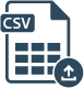 CSVファイルアップロード