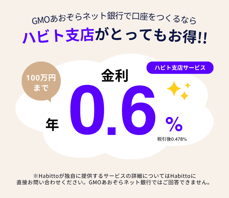 Habitto新規口座開設キャンペーン 3つの条件達成で最大5,000円プレゼント！キャンペーン期間 2025年12月8日～2026年3月31日