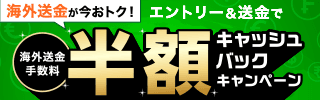 【2026年5月 サービス申込者さま限定】海外送金手数料半額キャンペーン